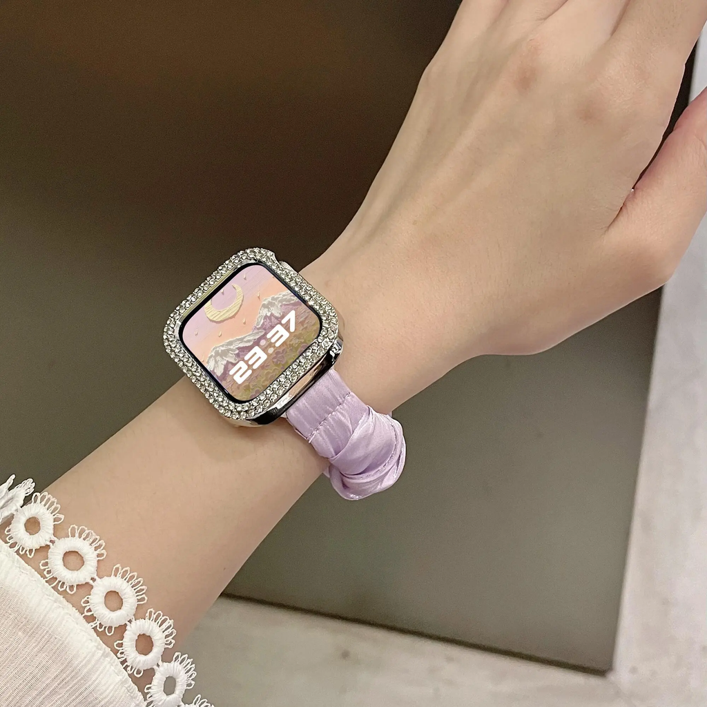 Pearlescent scrunchie Apple Watch band - detail photo 20