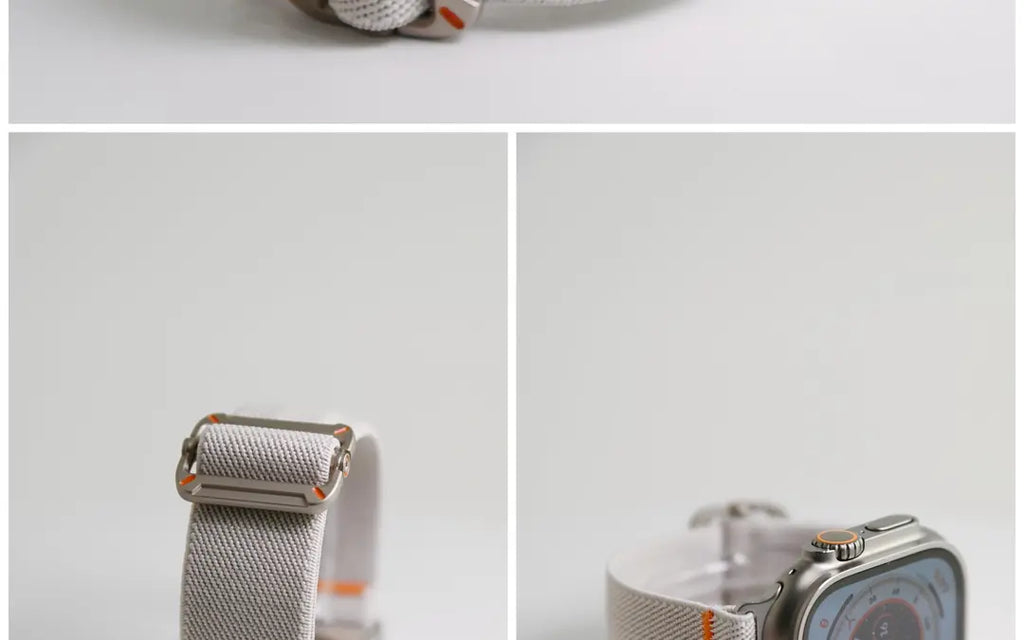 精织编织工装iWatch表带适用于AppleWatchSe678910Ultra · 橄榄色 42444549mm(1-9代se)苹果表盘适用 商品图 14