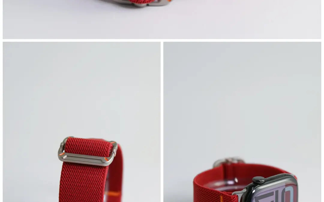 精织编织工装iWatch表带适用于AppleWatchSe678910Ultra · 橄榄色 42444549mm(1-9代se)苹果表盘适用 商品图 17