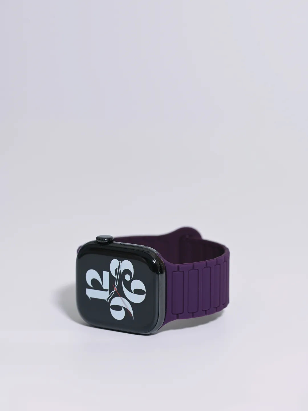二代三株磁吸硅胶iwatch表带适用于AppleWatchSe78910Ultra · blackpink 46mm（s10s11s12）苹果表盘适用 商品图 6