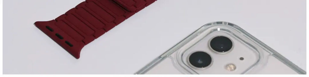 二代三株磁吸硅胶iwatch表带适用于AppleWatchSe78910Ultra · blackpink 46mm（s10s11s12）苹果表盘适用 商品图 37
