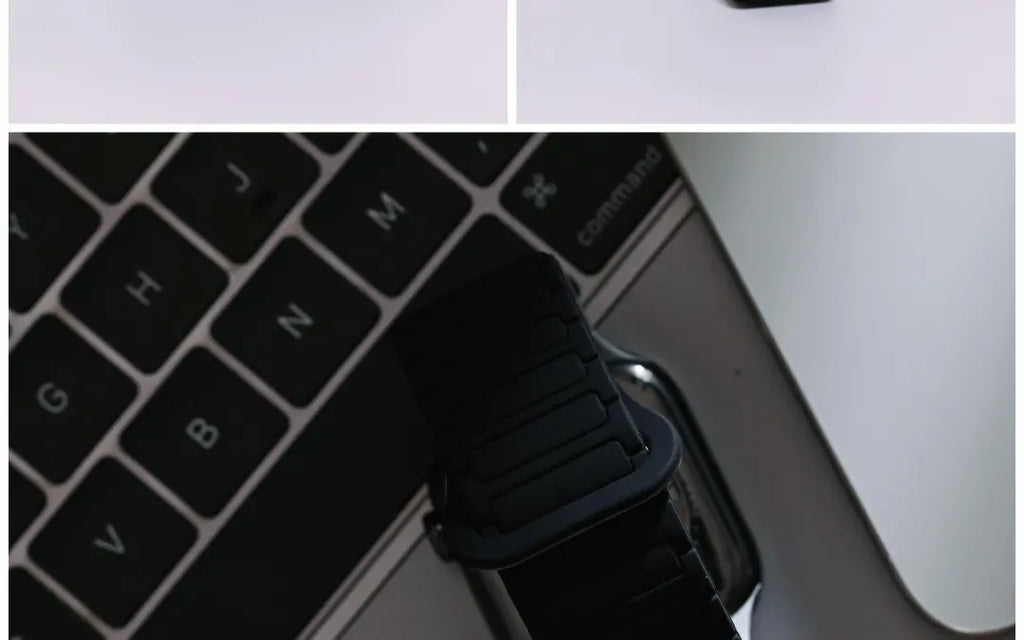 二代三株磁吸硅胶iwatch表带适用于AppleWatchSe78910Ultra · blackpink 46mm（s10s11s12）苹果表盘适用 商品图 39