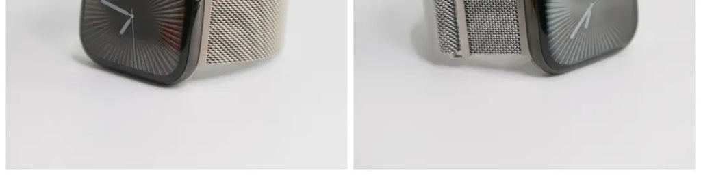 SpiritBand适用苹果iWatch新款圆扣升级米兰尼斯磁吸回环表带 · 枪灰 384041mm(1-9代se)苹果表盘适用 商品图 11