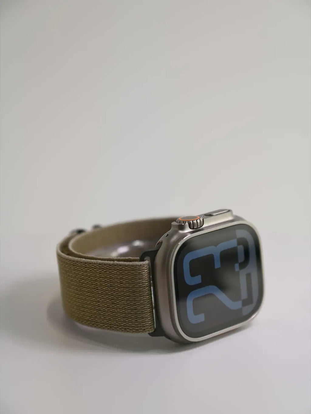 高山野径回环表带（黑扣）适用苹果手表iWatch.精织尼龙编织表带 · 海军蓝 42444549mm(1-9代se)苹果表盘适用 商品图 6