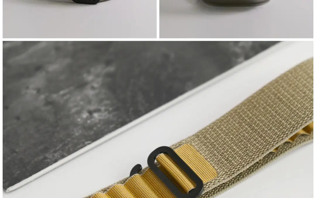高山野径回环表带（黑扣）适用苹果手表iWatch.精织尼龙编织表带 · 海军蓝 42444549mm(1-9代se)苹果表盘适用 商品图 17