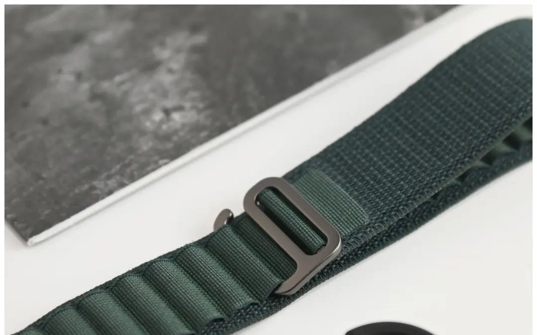 高山野径回环表带（黑扣）适用苹果手表iWatch.精织尼龙编织表带 · 海军蓝 42444549mm(1-9代se)苹果表盘适用 商品图 19