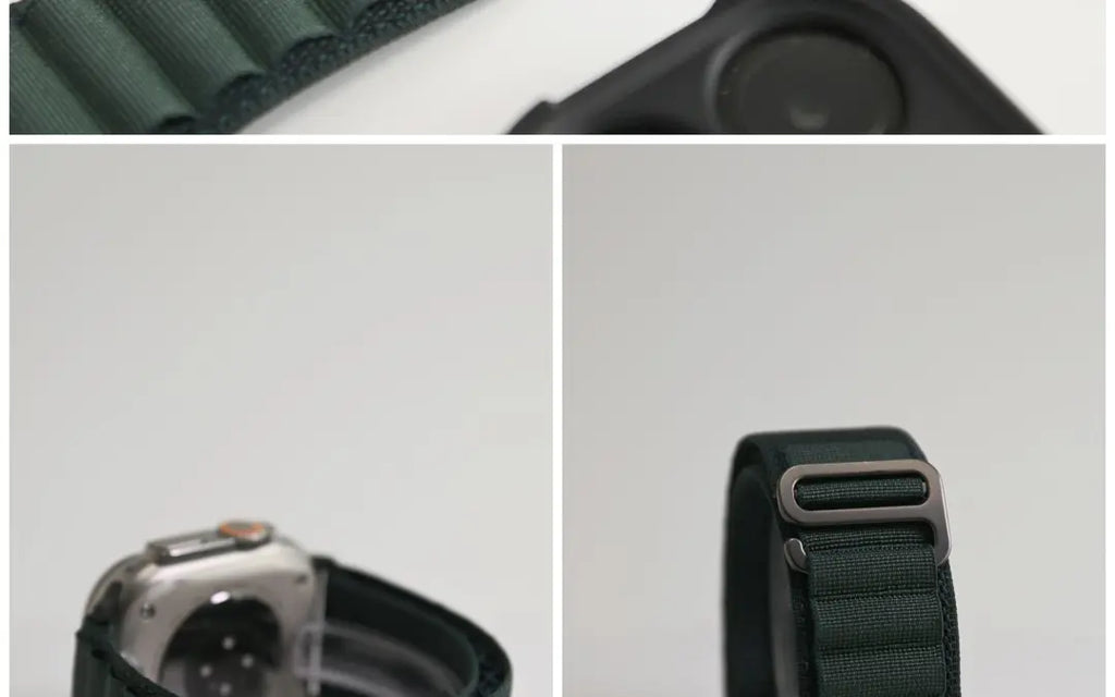 高山野径回环表带（黑扣）适用苹果手表iWatch.精织尼龙编织表带 · 海军蓝 42444549mm(1-9代se)苹果表盘适用 商品图 20