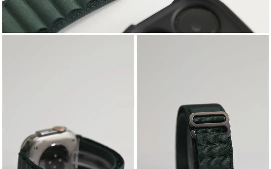 高山野径回环表带（黑扣）适用苹果手表iWatch.精织尼龙编织表带 · 海军蓝 42444549mm(1-9代se)苹果表盘适用 商品图 20