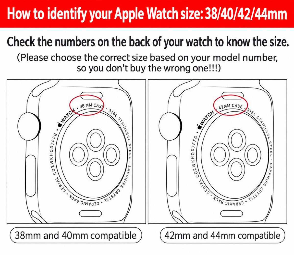 Integrated Glacier-Style Women's Band for Apple Watch Series 9/8/7/6/5, detail 2