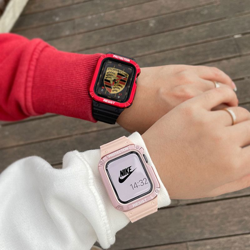 Integrated Glacier-Style Women's Band for Apple Watch Series 9/8/7/6/5, main view 5