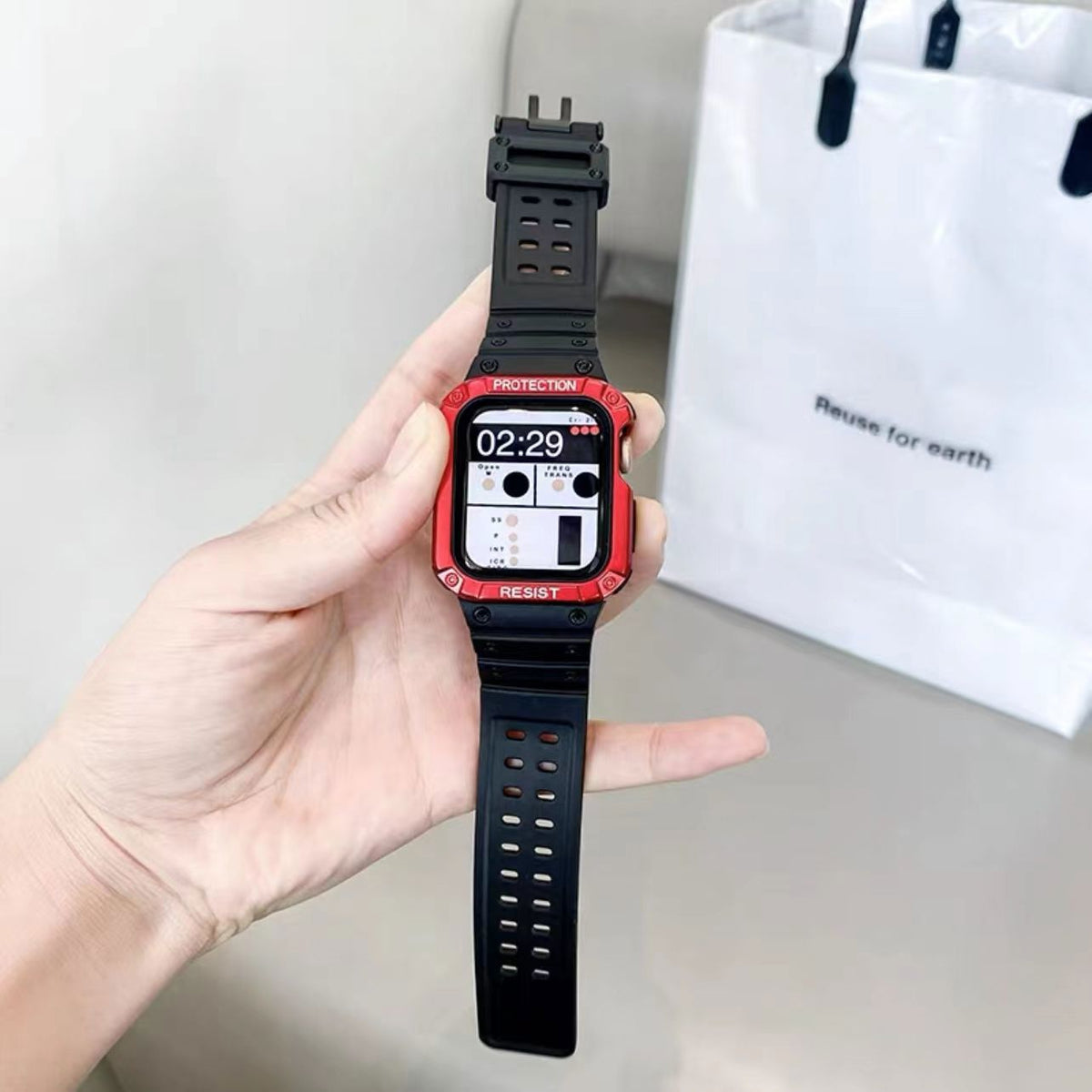 Integrated Glacier-Style Women's Band for Apple Watch Series 9/8/7/6/5, sku view 1