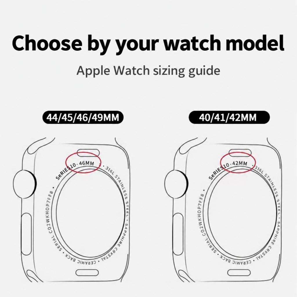 Women's Genuine Leather Band for Apple Watch Series 11/10/9/8/7/6/5/4 and SE, detail view 1