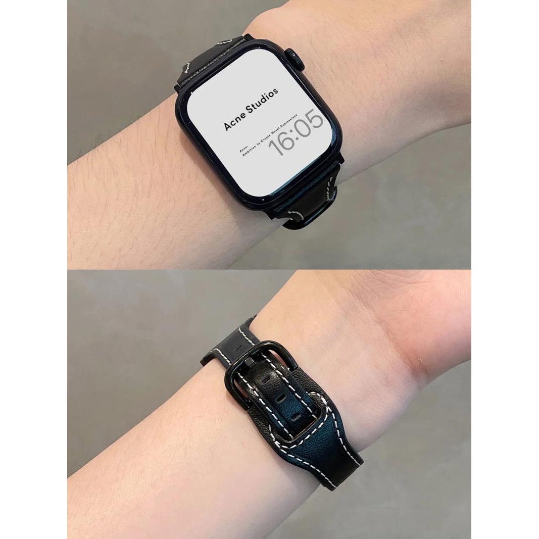 Women's Genuine Leather Band for Apple Watch Series 11/10/9/8/7/6/5/4 and SE, main view 3