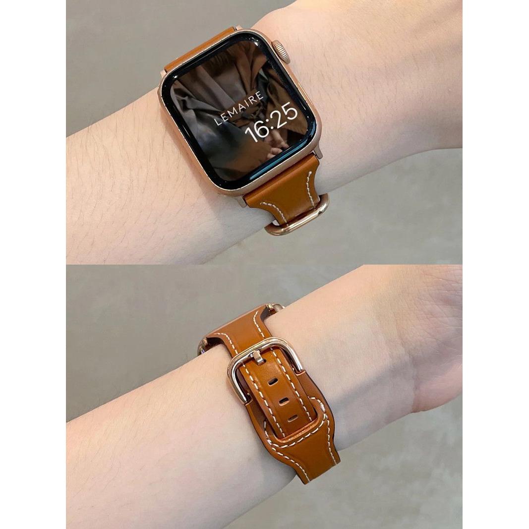 Women's Genuine Leather Band for Apple Watch Series 11/10/9/8/7/6/5/4 and SE, main view 4