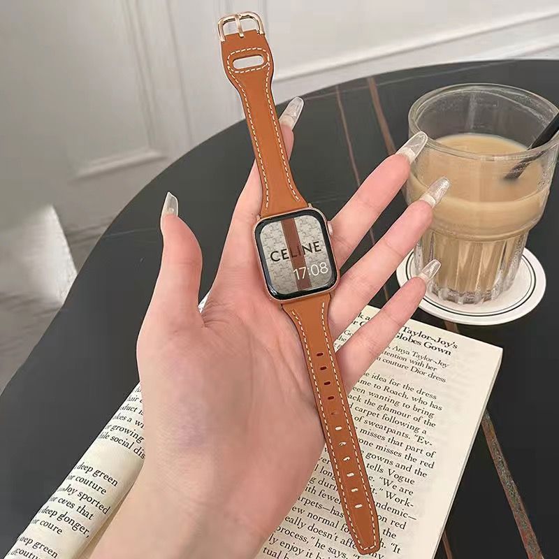 Women's Genuine Leather Band for Apple Watch Series 11/10/9/8/7/6/5/4 and SE, sku view 4