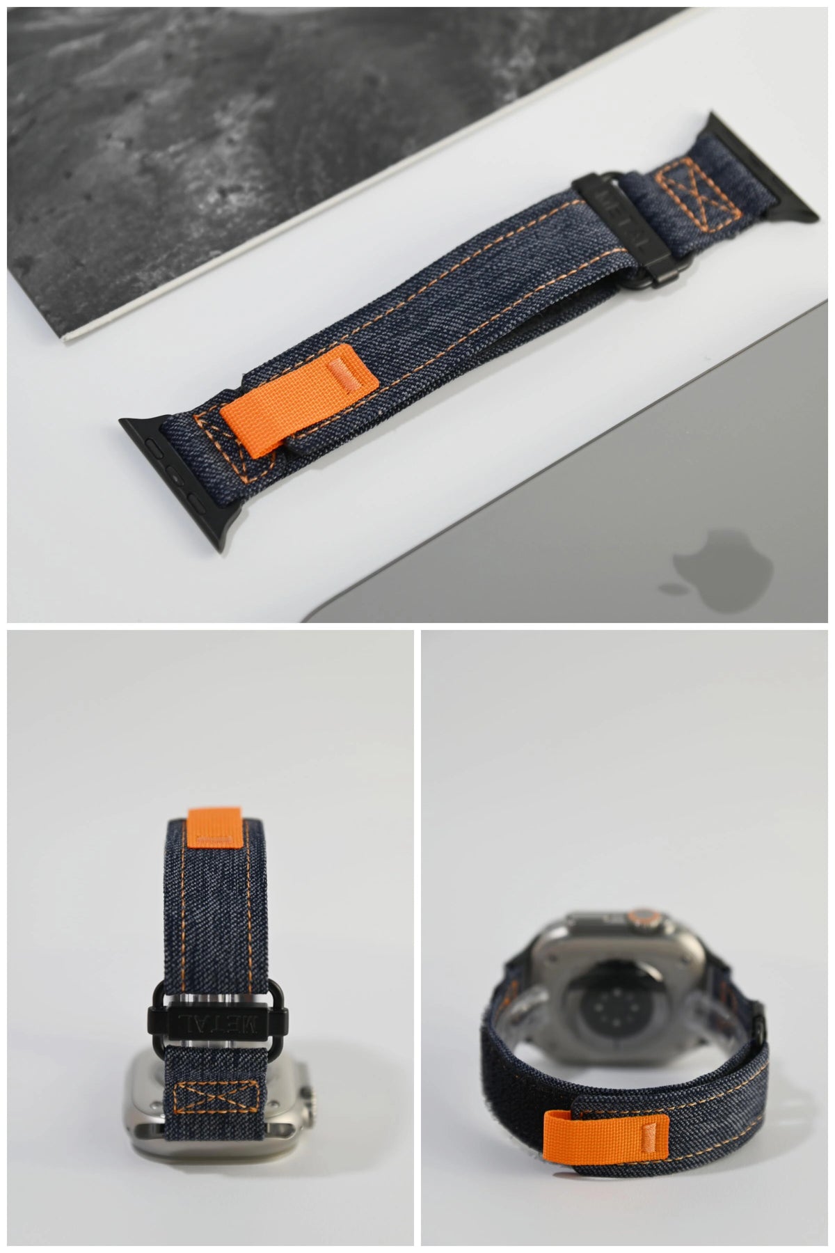 Canvas trail loop Apple Watch band detail 1