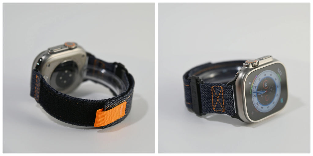 Canvas trail loop Apple Watch band detail 2