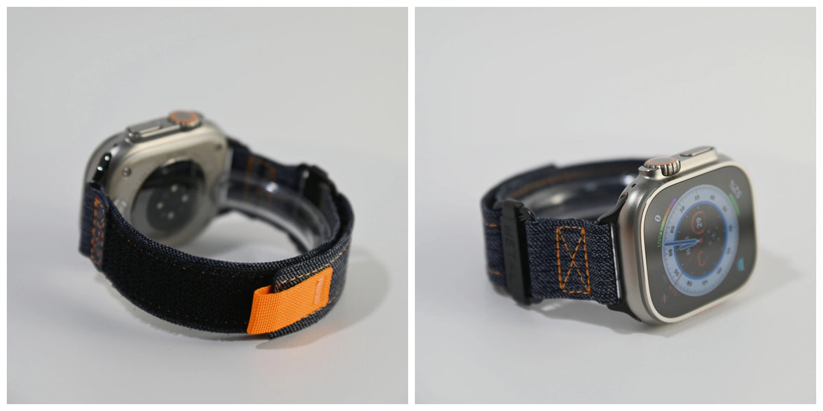 Canvas trail loop Apple Watch band detail 2