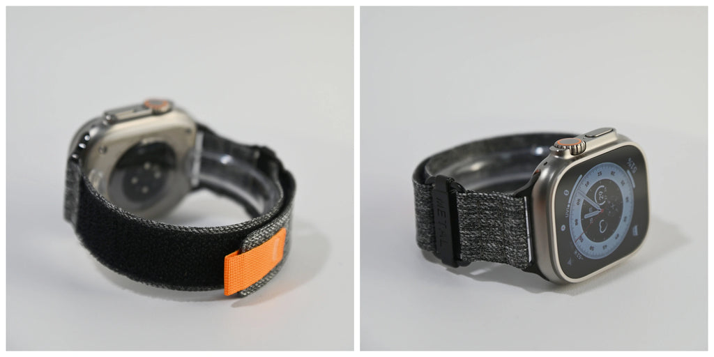 Canvas trail loop Apple Watch band detail 5