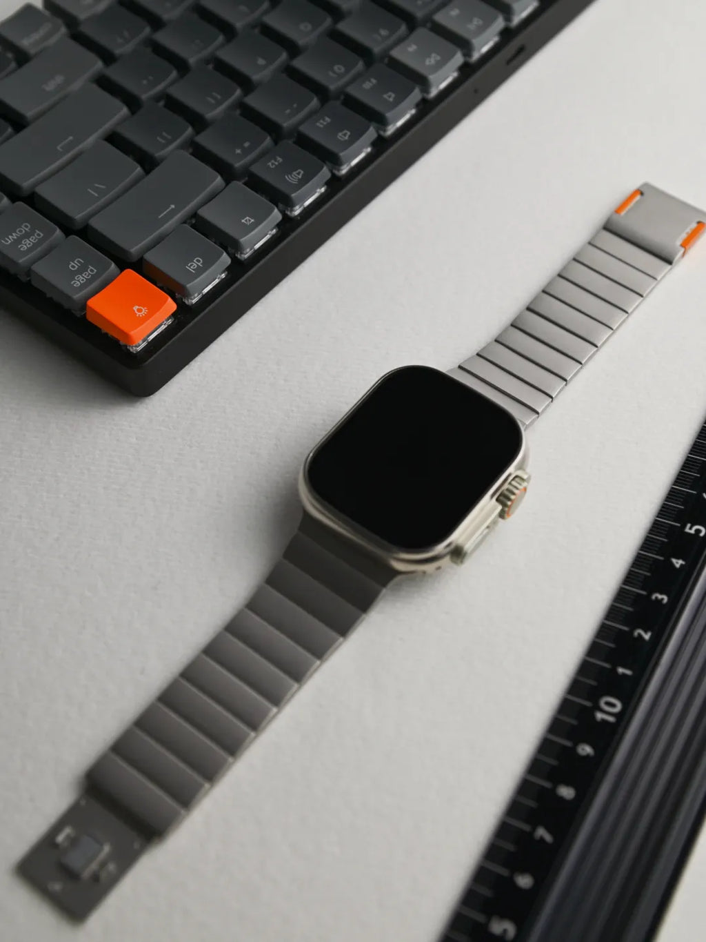 Detachable Stainless Steel Link Watch Band for Apple Watch and iWatch, detail 9