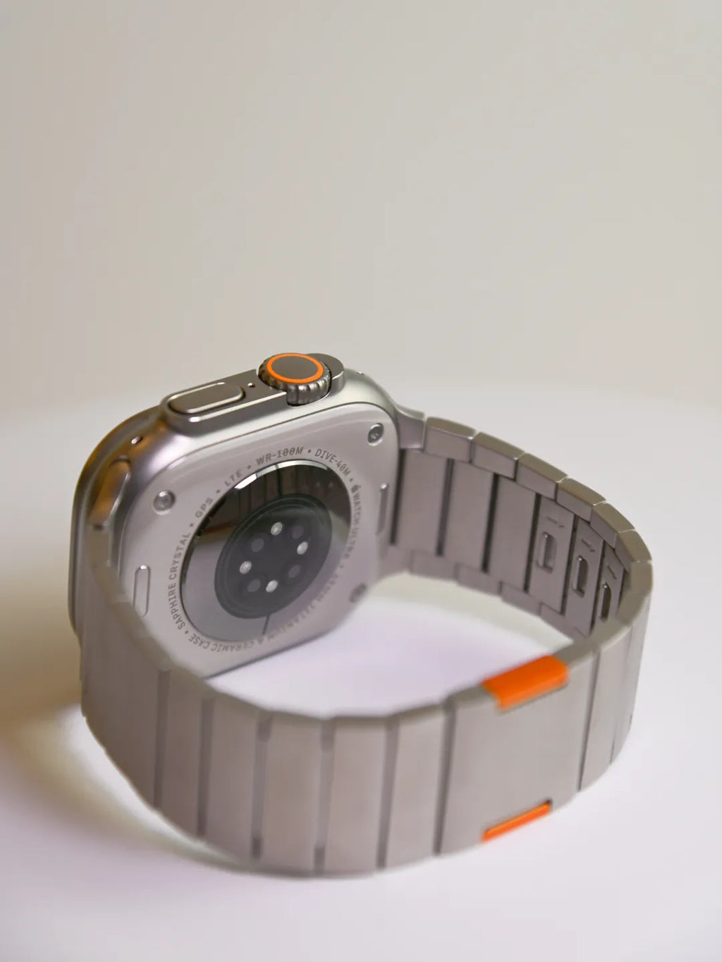 Detachable Stainless Steel Link Watch Band for Apple Watch and iWatch, view 2