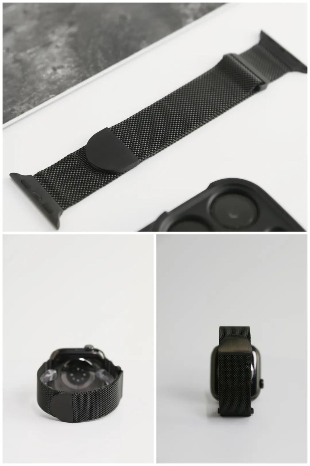 SpiritBand Round-Buckle Milanese Magnetic Loop Band for Apple Watch and iWatch, detail 4