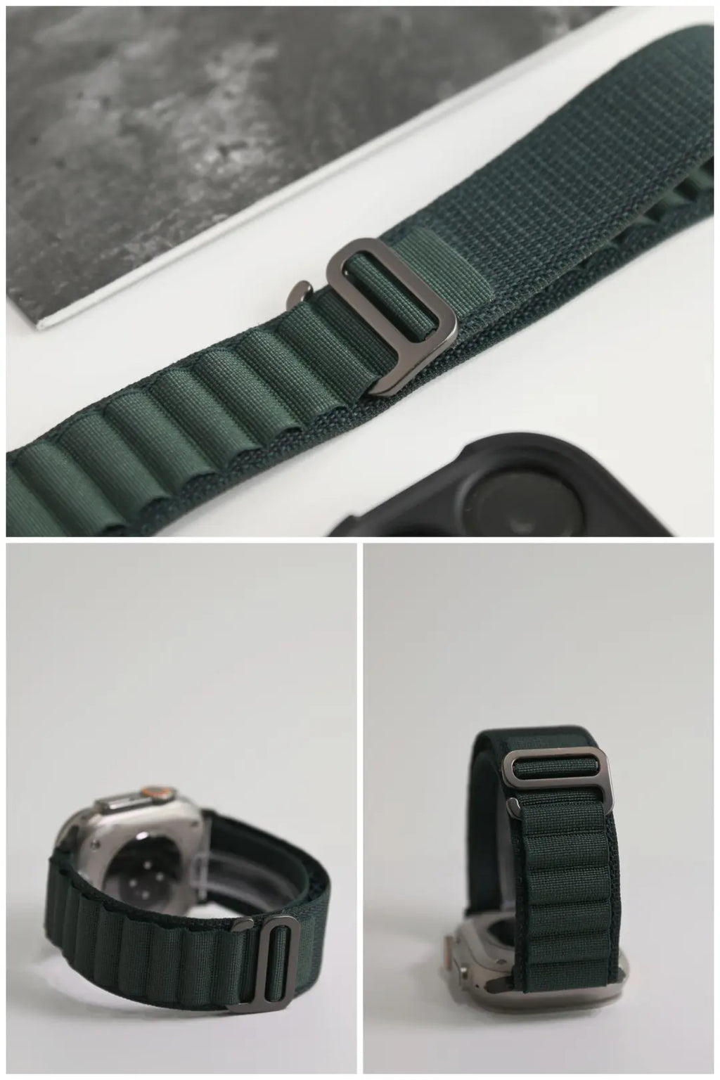 Alpine Trail Loop Watch Band with Black Buckle for Apple Watch and iWatch, detail 4