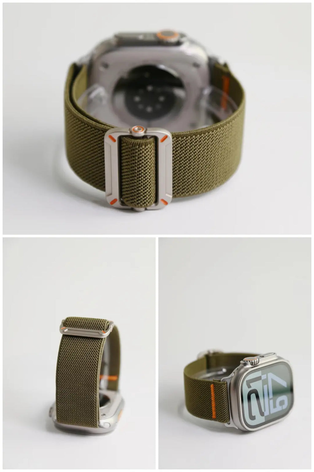 Fine-Woven Utility Watch Band for Apple Watch SE, Series 6–10 and Ultra, detail 4