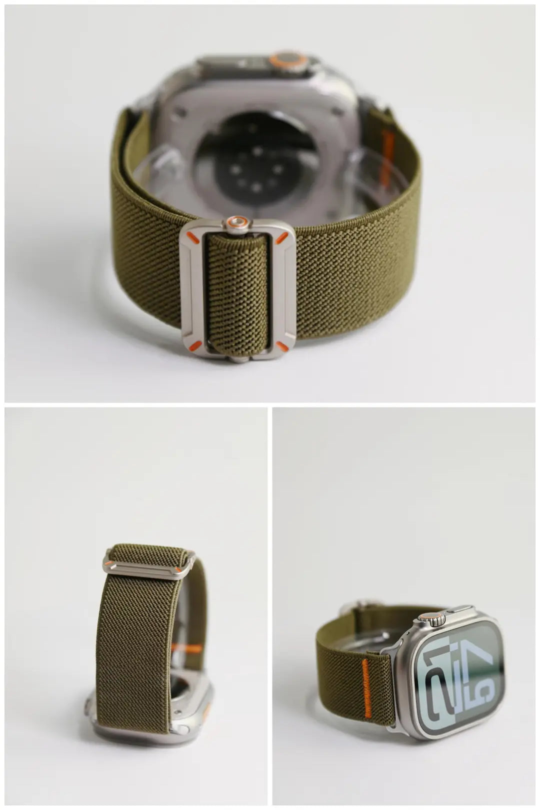 Fine-Woven Utility Watch Band for Apple Watch SE, Series 6–10 and Ultra, detail 4