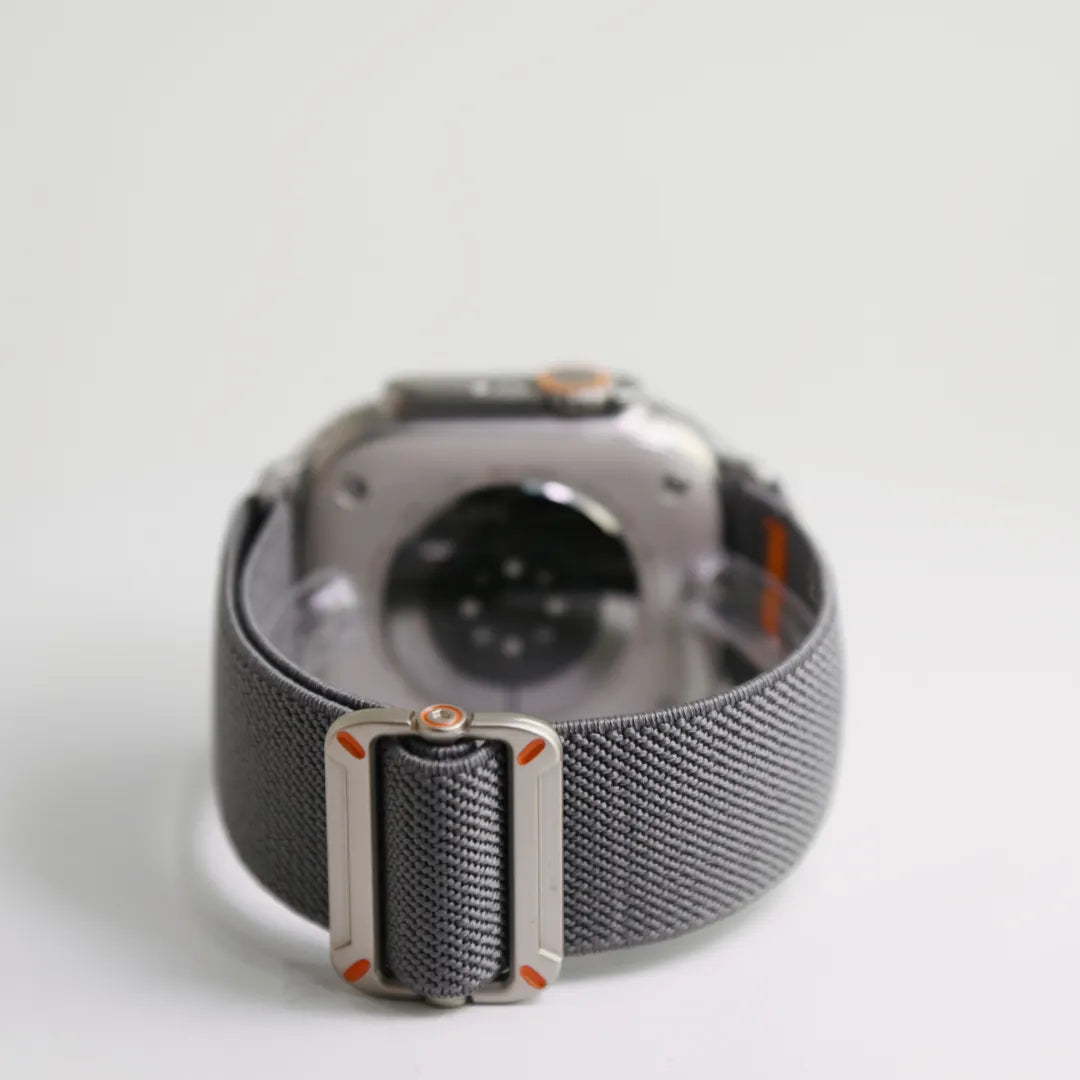 Fine-Woven Utility Watch Band for Apple Watch SE, Series 6–10 and Ultra, Dark Gray