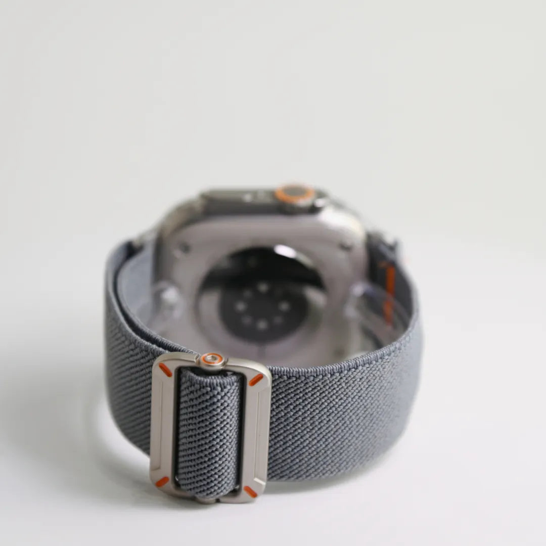 Fine-Woven Utility Watch Band for Apple Watch SE, Series 6–10 and Ultra, Hazy Blue