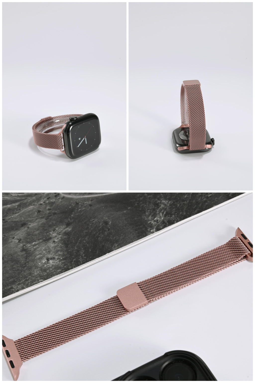Slim-Waist Milanese iWatch Band for Apple Watch SE, Series 6/7/8/9/10 and Ultra, detail view 6