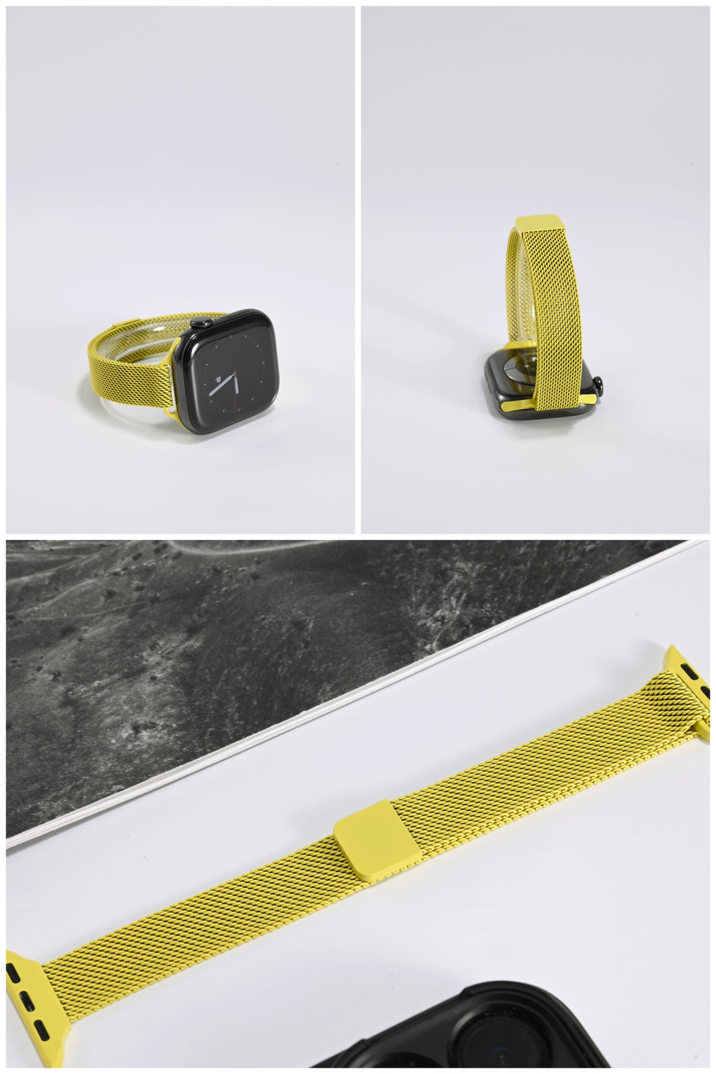 Slim-Waist Milanese iWatch Band for Apple Watch SE, Series 6/7/8/9/10 and Ultra, detail view 10
