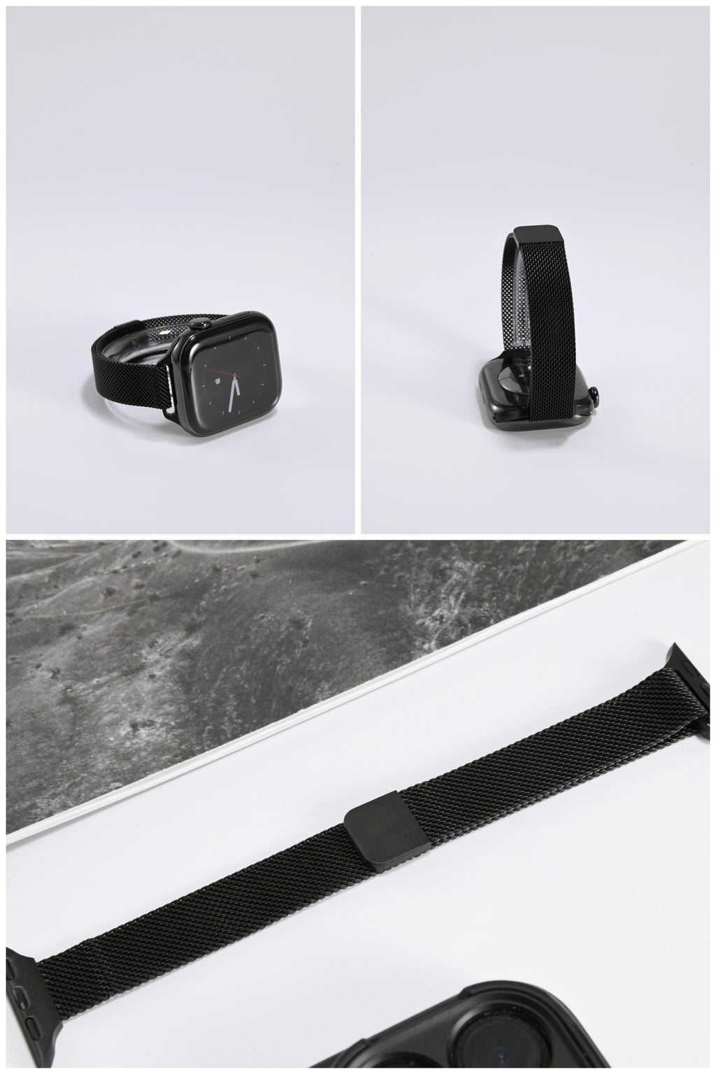 Slim-Waist Milanese iWatch Band for Apple Watch SE, Series 6/7/8/9/10 and Ultra, detail view 11