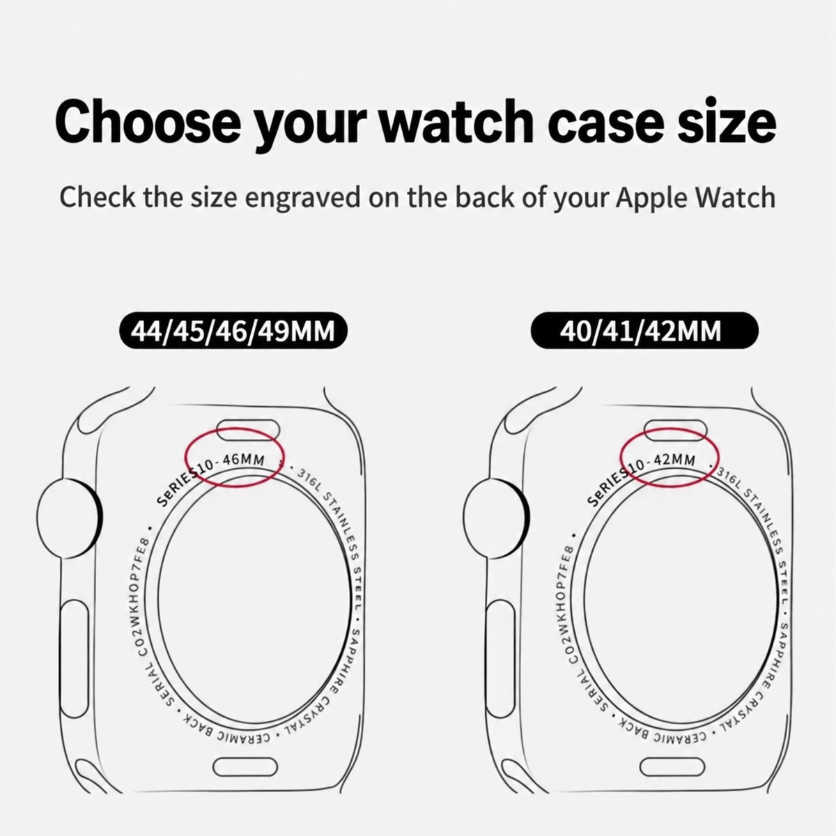 Slim Genuine Leather D-Folding-Clasp Band for Apple Watch Series 10/9/7/6/5/4 and SE