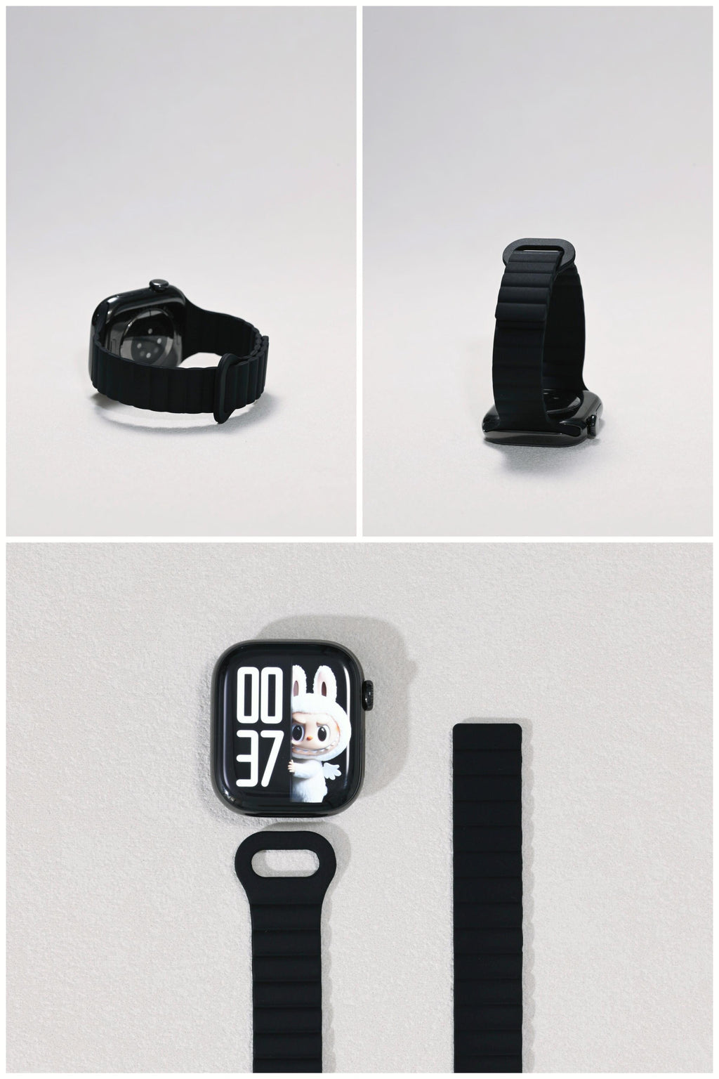 Second-Generation Slim-Waist Chain Silicone iWatch Band for Apple Watch SE and Series 7/8/9/10, detail view 8