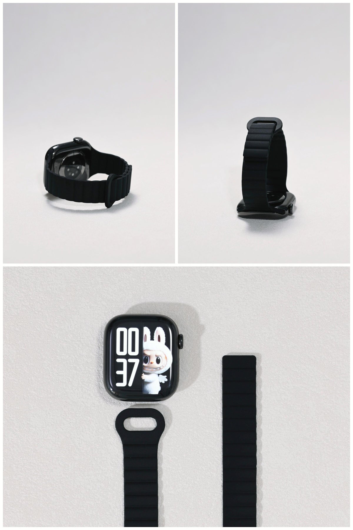 Second-Generation Slim-Waist Chain Silicone iWatch Band for Apple Watch SE and Series 7/8/9/10, detail view 8