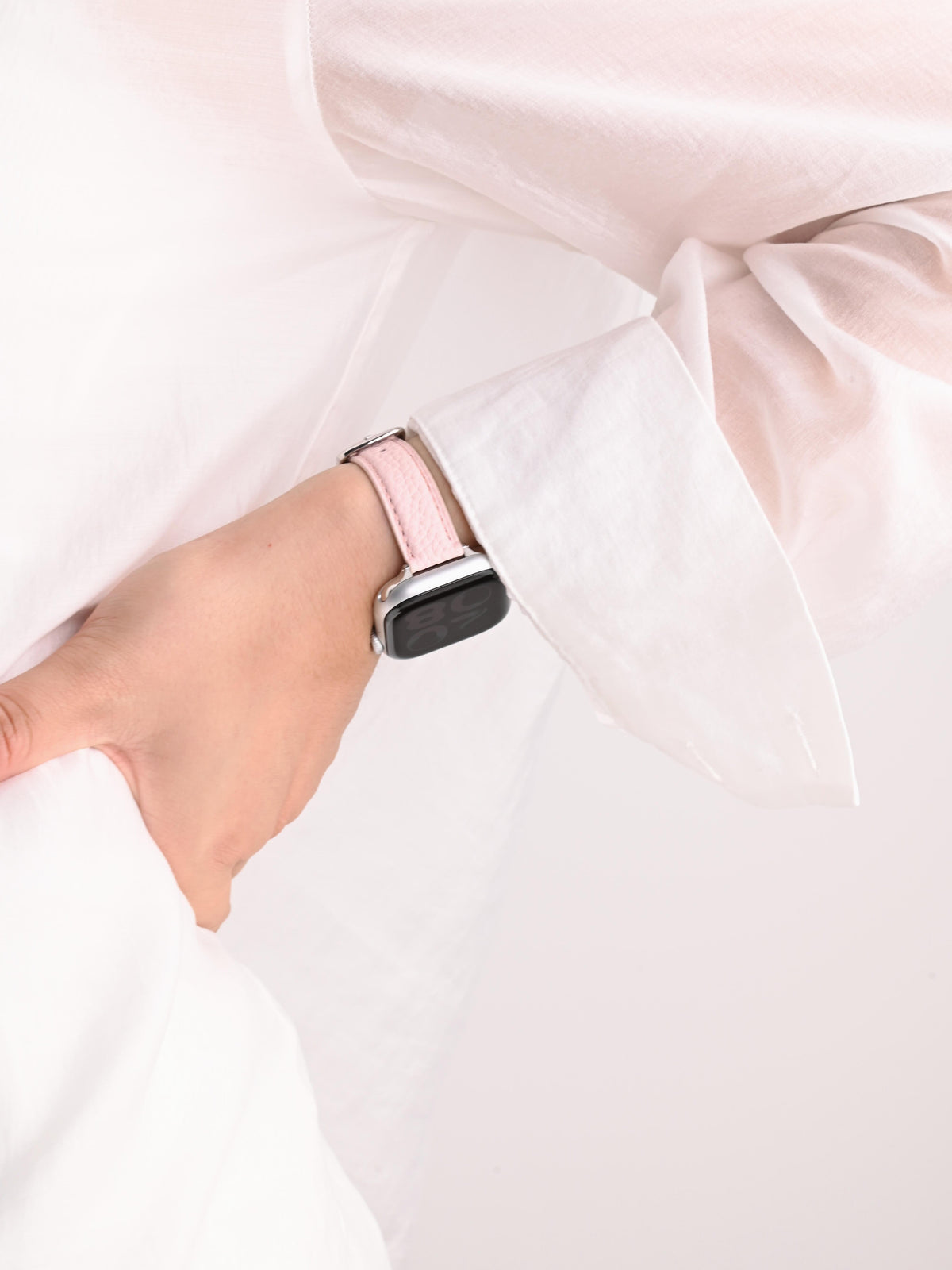 H-Clasp Genuine Leather Band for Apple Watch and iWatch Series 11/10 and Ultra, detail view 7