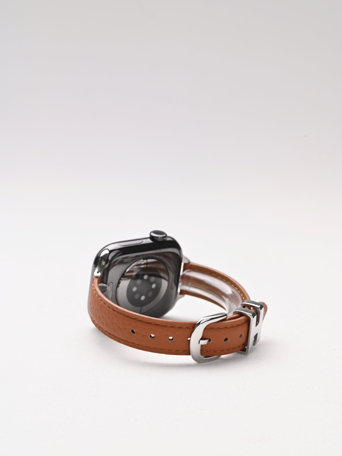 H-Clasp Genuine Leather Band for Apple Watch and iWatch Series 11/10 and Ultra, main view 3