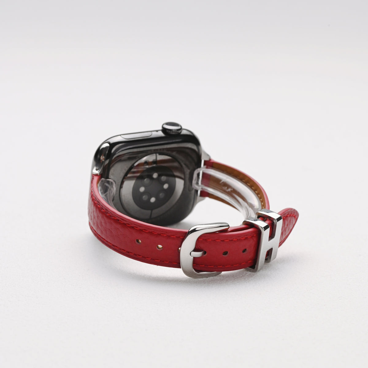 H-Clasp Genuine Leather Band for Apple Watch and iWatch Series 11/10 and Ultra, sku view 1