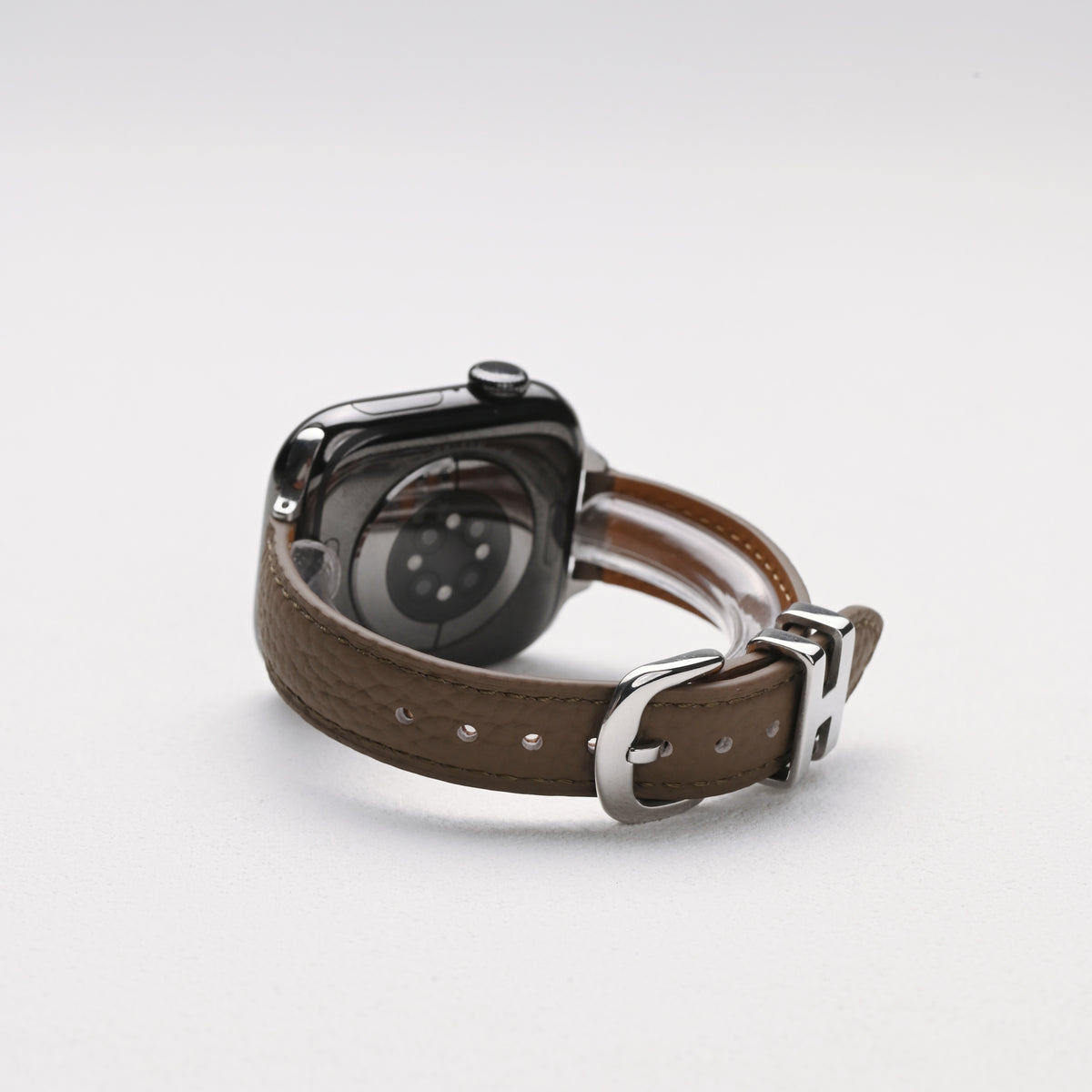 H-Clasp Genuine Leather Band for Apple Watch and iWatch Series 11/10 and Ultra, sku view 3