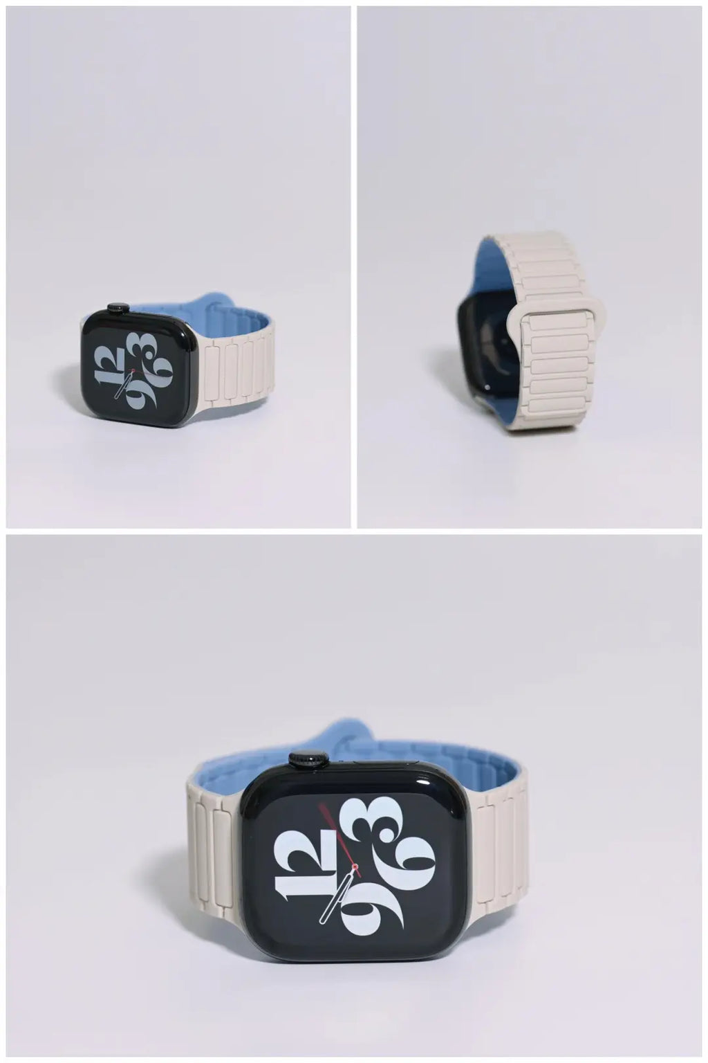 Second-Generation Triple-Stud Magnetic Silicone Band for Apple Watch SE, Series 7–10 and Ultra, detail 2