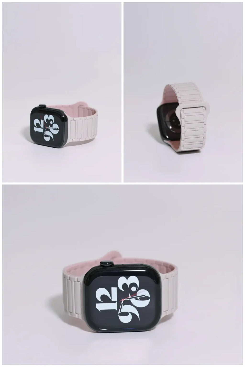 Second-Generation Triple-Stud Magnetic Silicone Band for Apple Watch SE, Series 7–10 and Ultra, detail 3