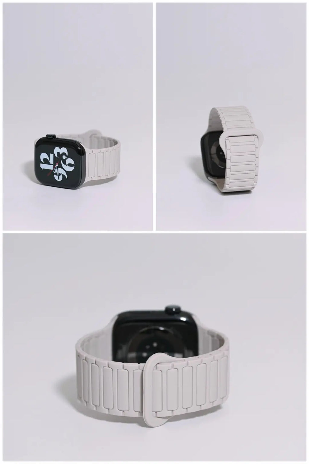 Second-Generation Triple-Stud Magnetic Silicone Band for Apple Watch SE, Series 7–10 and Ultra, detail 5