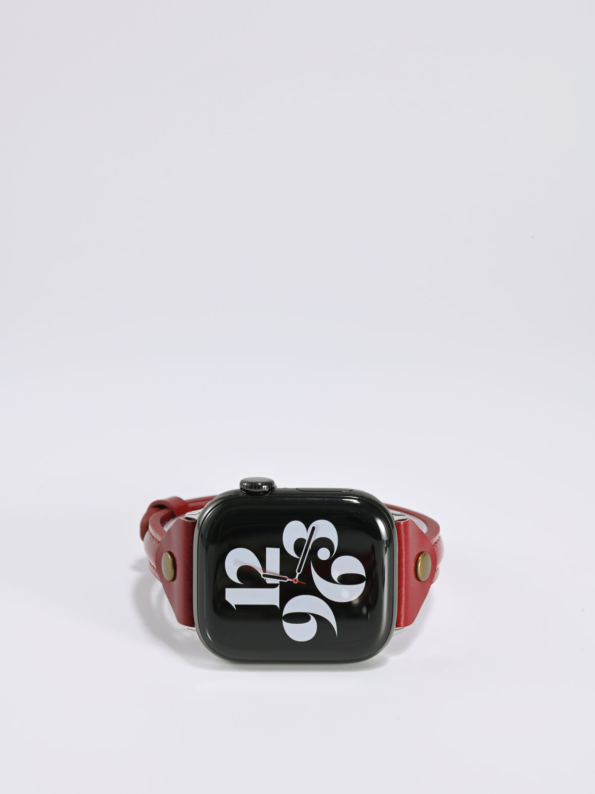 T-Stud Slim-Waist Genuine Leather iWatch Band for Apple Watch SE and Series 6/7/8/9/10, main view 6