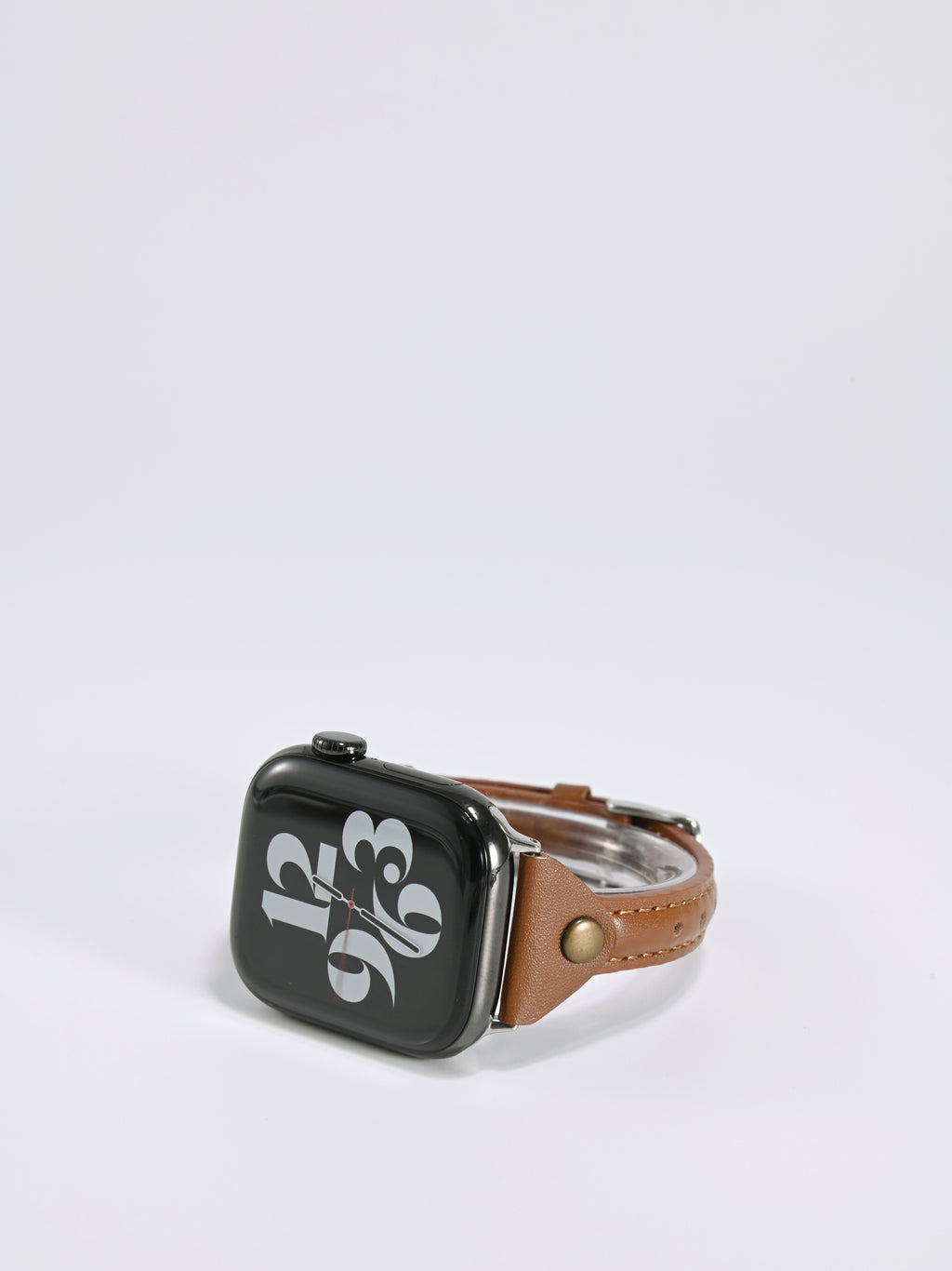 T-Stud Slim-Waist Genuine Leather iWatch Band for Apple Watch SE and Series 6/7/8/9/10, main view 7