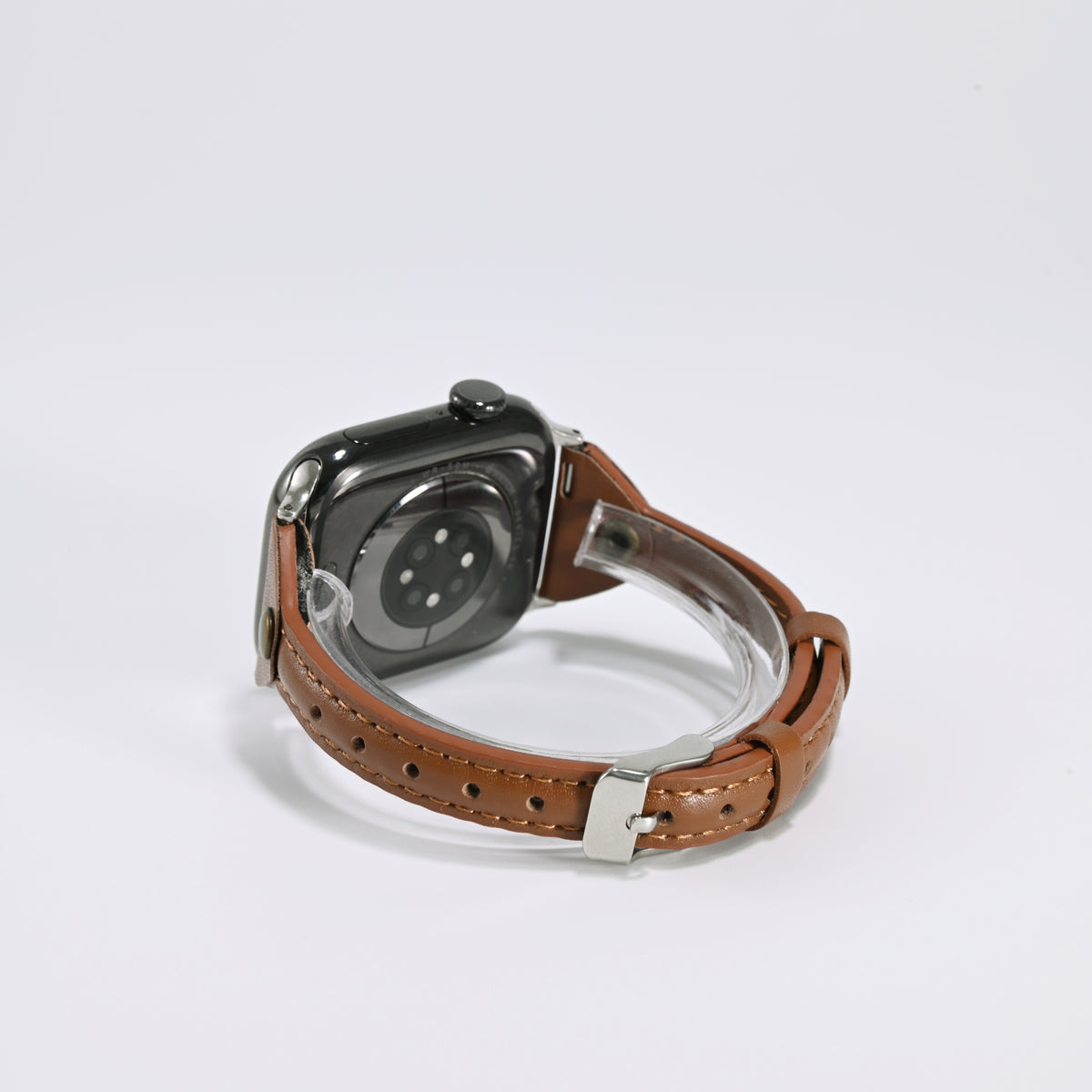 T-Stud Slim-Waist Genuine Leather iWatch Band for Apple Watch SE and Series 6/7/8/9/10, sku view 5