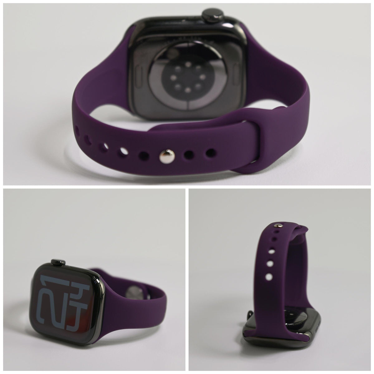 Colorful Slim-Waist Silicone Clasp Band for Apple Watch and iWatch