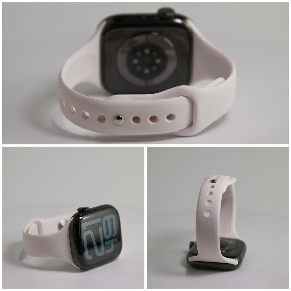 Colorful Slim-Waist Silicone Clasp Band for Apple Watch and iWatch