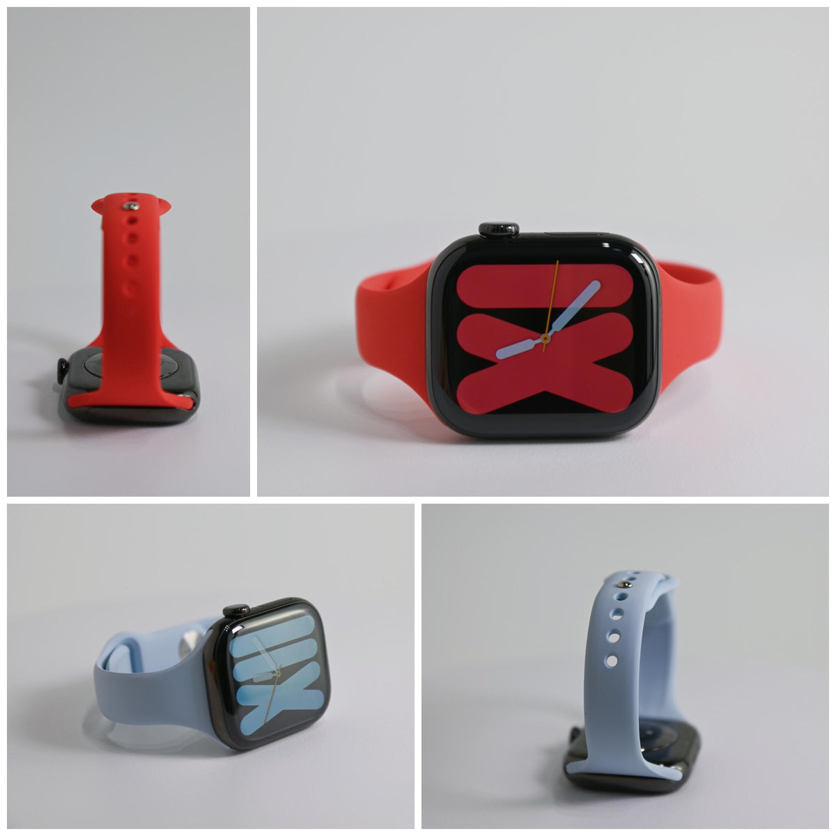 Colorful Slim-Waist Silicone Clasp Band for Apple Watch and iWatch